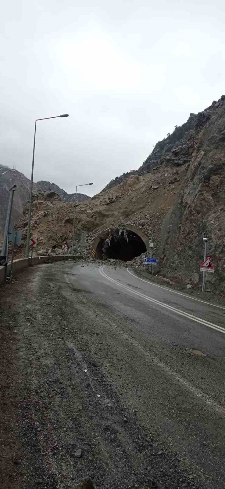 Artvin'de aralıksız devam eden sağanak yağışlar nedeniyle bir haftadır heyelanlar bitmek bilmiyor