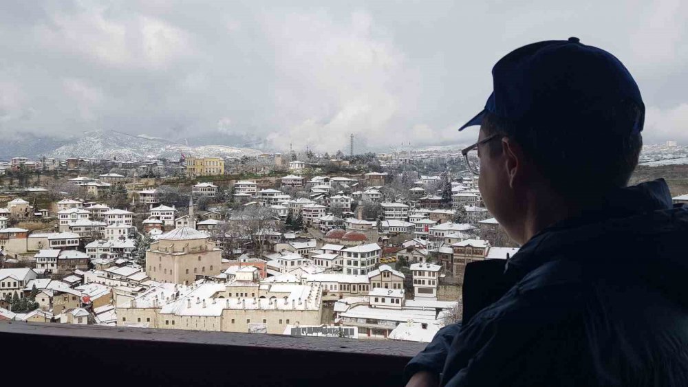 OSMANLI KENTİ SAFRANBOLU KAR MANZARALARIYLA KENDİNE HAYRAN BIRAKIYOR
