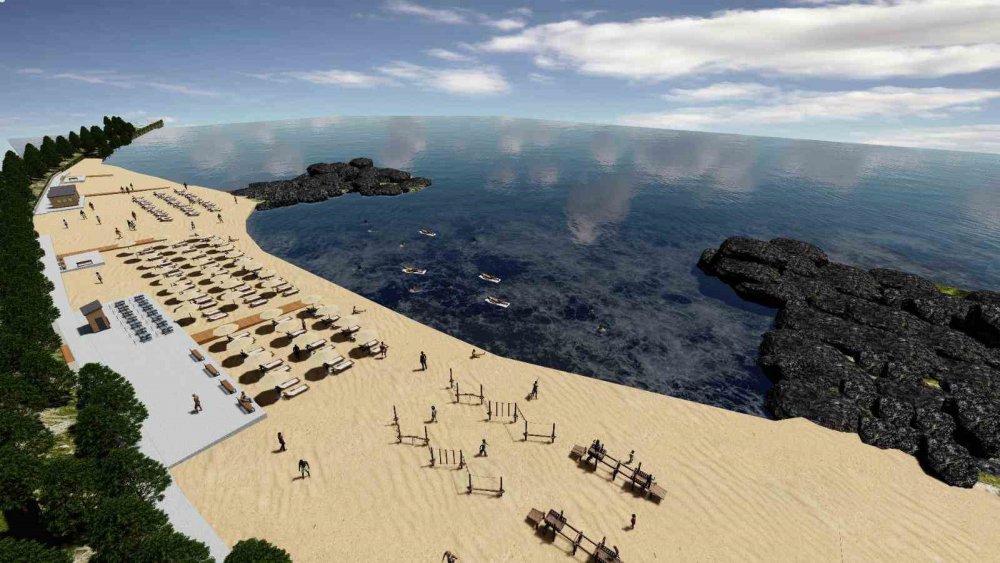 TRABZON BÜYÜKŞEHİR BELEDİYE BAŞKANI MURAT ZORLUOĞLU, SÜRMENE İLÇESİNE GİDEREK YAPIMI DEVAM EDEN TRABZON SÜRMENE ORTA MAHALLE KUZEY SAHİLİ PLAJ DÜZENLEME ALANINI YERİNDE İNCELEDİ