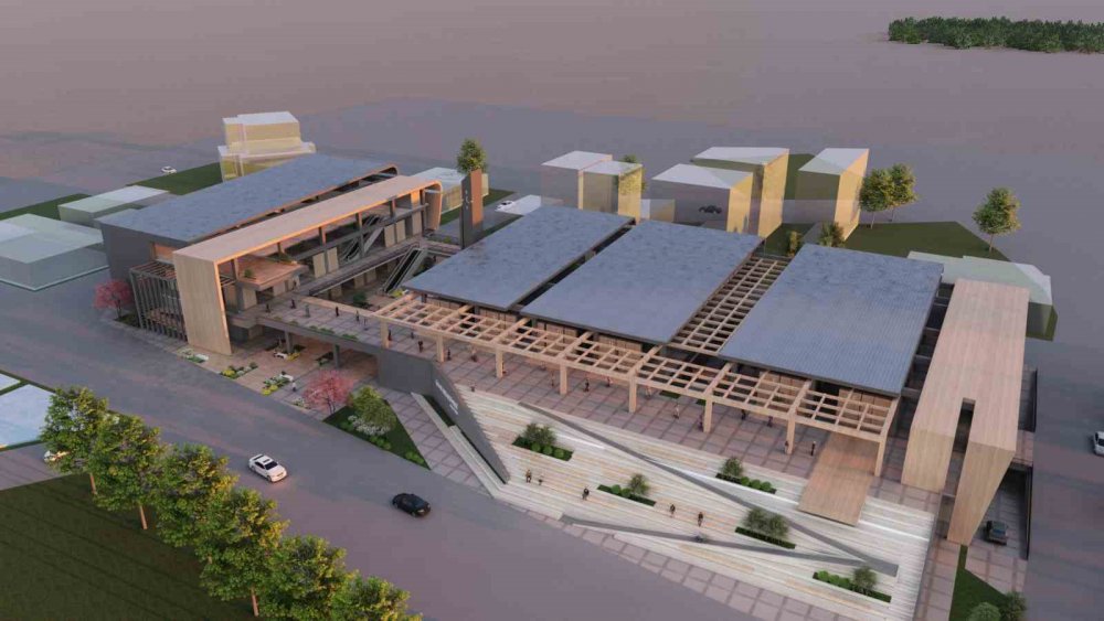 ORDU'NUN ÜNYE BELEDİYESİ TARAFINDAN YÜZDE 80'İ TAMAMLANAN YENİ İŞ MERKEZİ İHALE İLE SATIŞA ÇIKIYOR