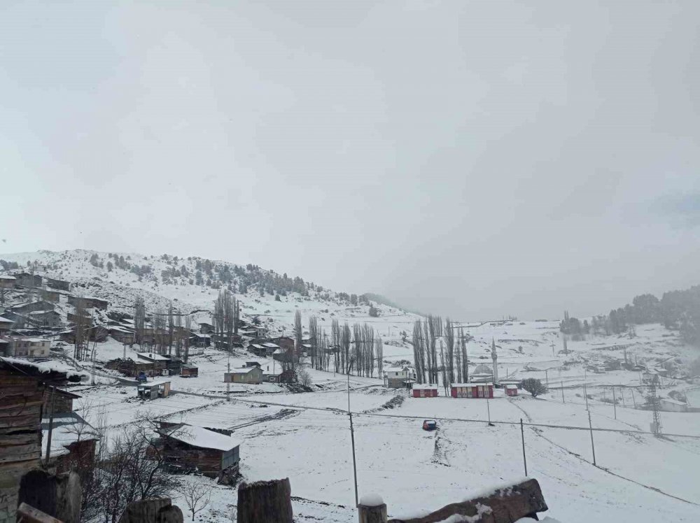 ARTVİN'İN YÜKSEK KÖYLERİNE MAYIS AYINDA KAR YAĞDI, AVCILAR KÖYÜ SAKİNLERİ GÜNE BEYAZ ÖRTÜYLE UYANDI