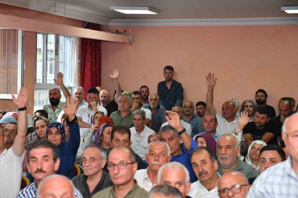 ORTAHİSAR BELEDİYESİ ŞİRKETİ ORKENT TARAFINDAN YÜRÜTÜLEN ÇAĞLAYAN MAHALLESİ KENTSEL TASARIM PROJESİ MAHALLE SAKİNLERİNE TANITILDI