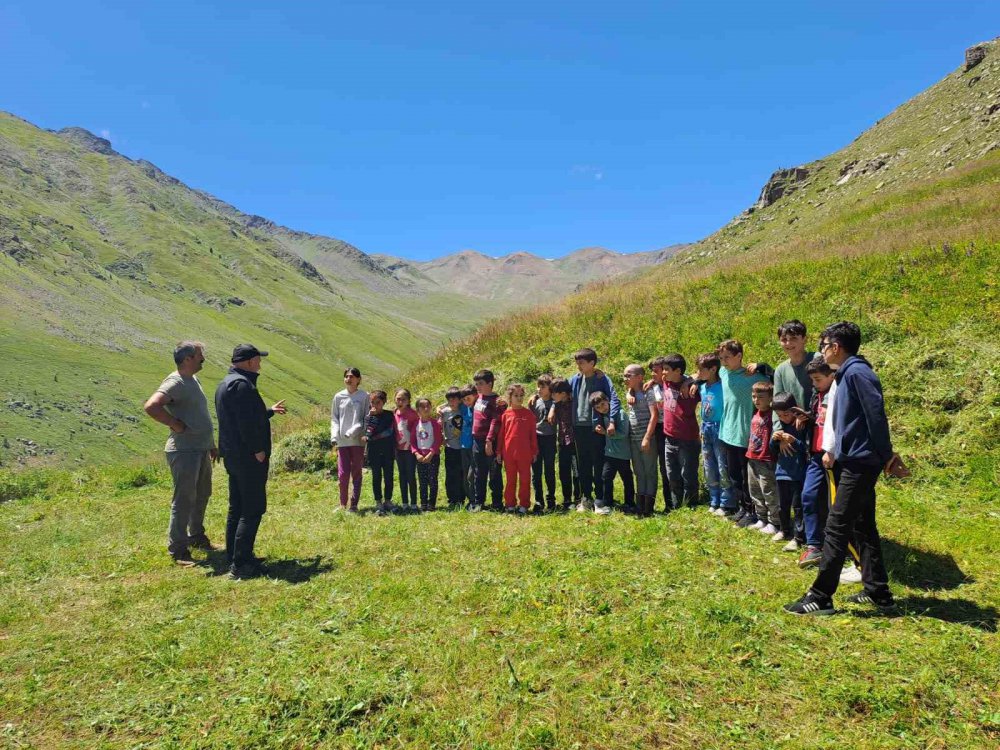 ARTVİN YUSUFELİ'NE BAĞLI YÜNCÜLER KÖYÜ 2 BİN 400 RAKIMLI ADA MEZRASINDA YAZ TATİLİNİ YAYLADA GEÇİREN ÇOCUKLAR İÇİN ŞİŞME OYUN PARKI KURULARAK FARKLI ETKİNLİKLER DÜZENLENDİ
