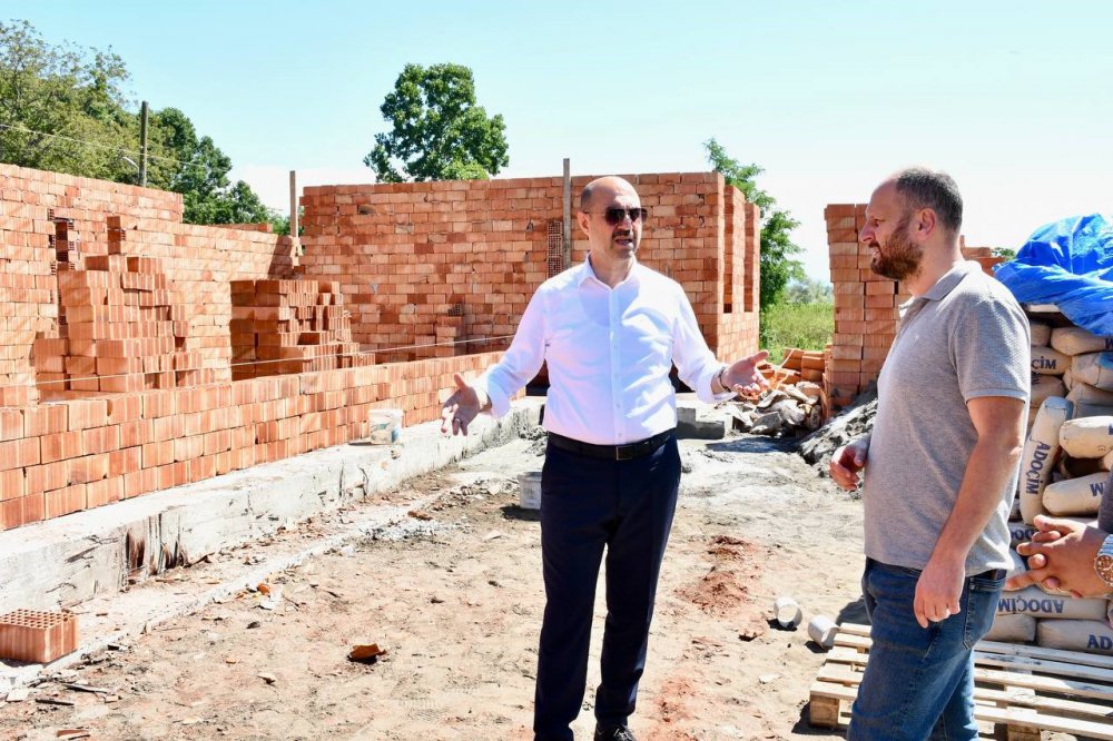 SAMSUN TERME BELEDİYESİ TARAFINDAN CENAZE HİZMETLERİNİN İÇİN ELMALIK MAHALLESİ'NDE İNŞA EDİLEN GASİLHANE PROJESİNDE MESCİT, ABDESTHANELER, BAY-BAYAN CENAZE YIKAMA ALANLARI, MORG, OTOPARK VE İDARİ BİRİMLER YER ALACAK