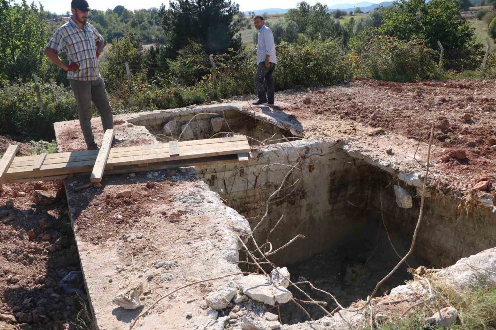 BOLU'DA AÇ KALAN BOZAYI, ORMANDAN İNEREK TAVUK ÇİFTLİĞİNDE YİYECEK ARARKEN ÖLÜ TAVUKLARIN ATILDIĞI KİREÇLİ SU KUYUSUNA DÜŞTÜ. KUYUDA MAHSUR KALAN BOZAYI, EKİPLERİN MERDİVENE TIRMANARAK KENDİ İMKANLARIYLA KUYUDAN ÇIKTI