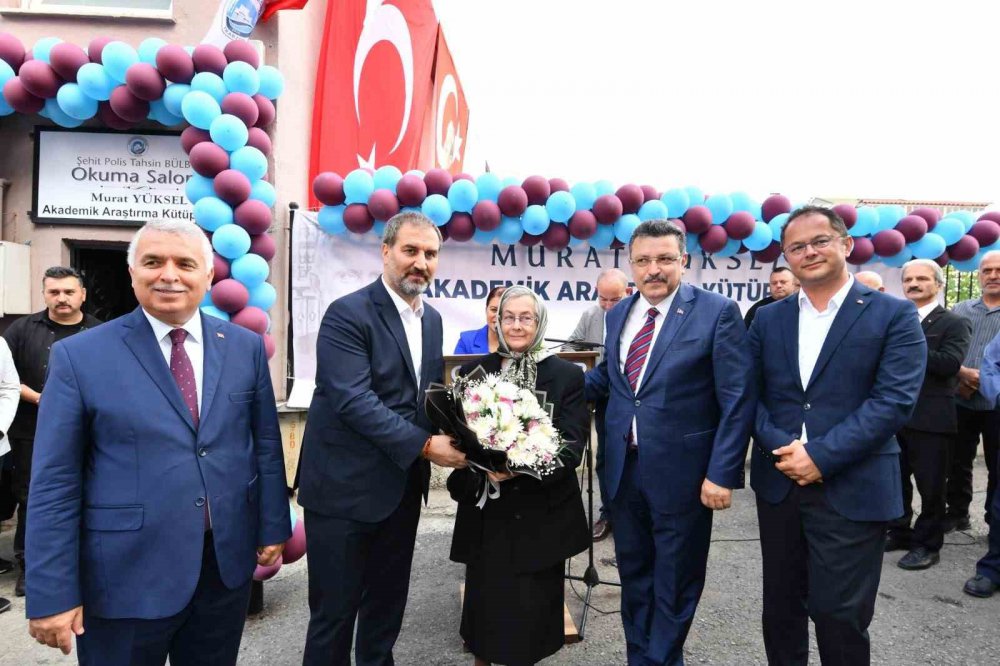 TRABZON'UN ORTAHİSAR İLÇESİNDE MURAT YÜKSEL AKADEMİK ARAŞTIRMA KÜTÜPHANESİ HİZMETE AÇILDI