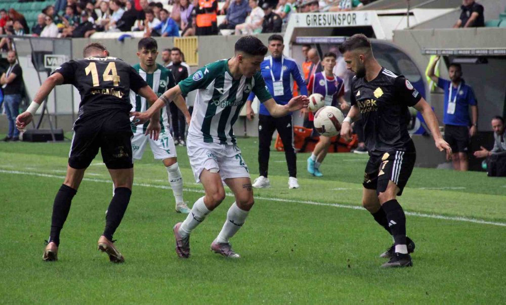 TRENDYOL 1. LİG'İN 7. HAFTASINDA GİRESUNSPOR , KONUK ETTİĞİ ALTAY İLE GOLSÜZ BERABERE KALDI