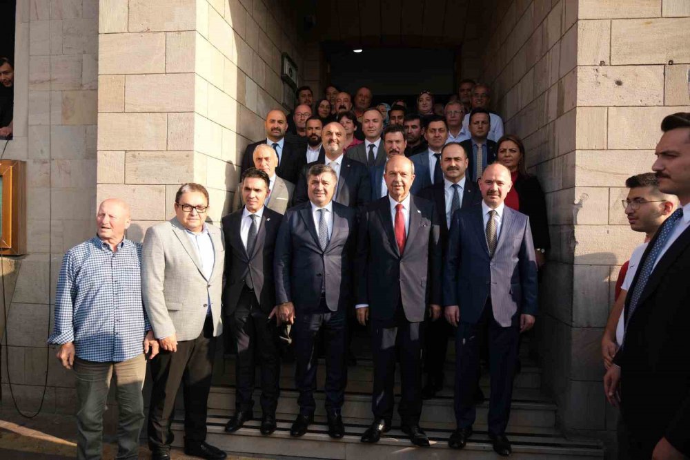 GİRESUN BELEDİYESİ'NİN DAVETLİSİ OLARAK GİRESUN'A GELEN KUZEY KIBRIS TÜRK CUMHURİYETİ CUMHURBAŞKANI ERSİN TATAR'A 