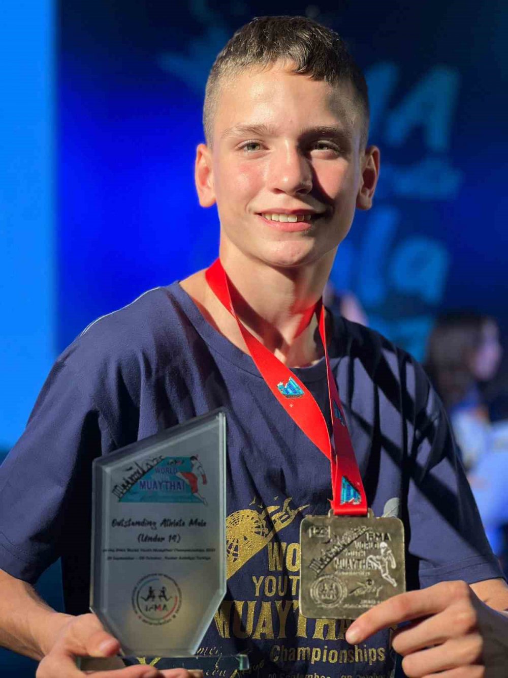 CANİK BELEDİYESPOR KULÜBÜ MİLLİ SPORCUSU MUSTAFA EREN DOĞAN , 2023 IFMA GENÇLER DÜNYA MUAYTHAİ ŞAMPİYONASI'NDA ŞAMPİYON OLDU