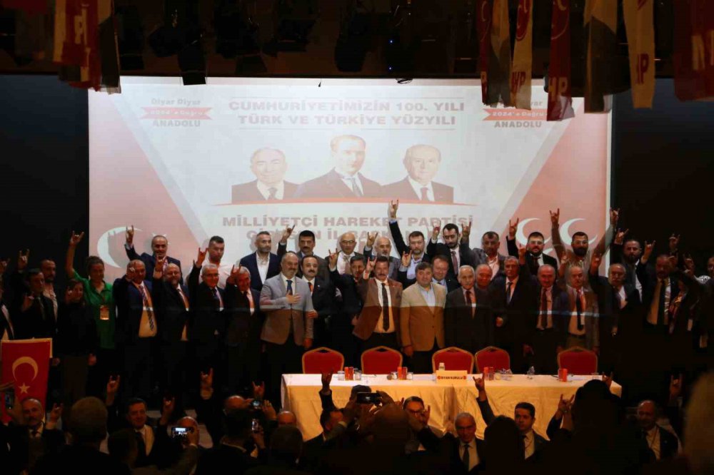MHP GİRESUN'DA YENİ İL BAŞKANINI SEÇTİ. KONGREDE SEÇİME TEK ADAY OLARAK KATILAN ABDULLAH KARAOSMANOĞLU, PARTİSİNİN YENİ İL BAŞKANI OLDU