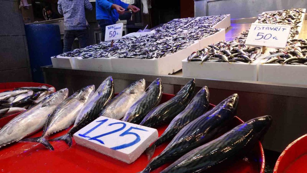 SEZON BAŞINDAN BERİ GENELLİKLE BATI KARADENİZ TARAFLARINDA AVLANARAK TRABZON'DA SATIŞA SUNULAN HAMSİ, BUGÜNLERDE ARTIK TRABZON AÇIKLARINDA AVLANARAK TEZGÂHLARDA YERİNİ ALDI