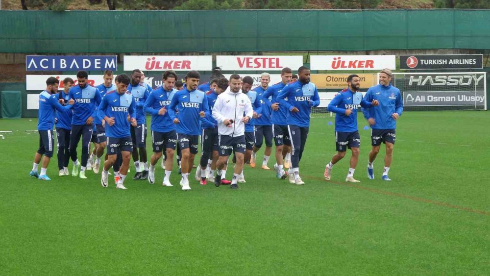 TRABZONSPOR, TRENDYOL SÜPER LİG'İN 9. HAFTASINDA 23 EKİM PAZARTESİ SAAT 20.00’DA EVİNDE OYNAYACAĞI CORENDON ALANYASPOR MAÇININ HAZIRLIKLARINI SÜRDÜRDÜ