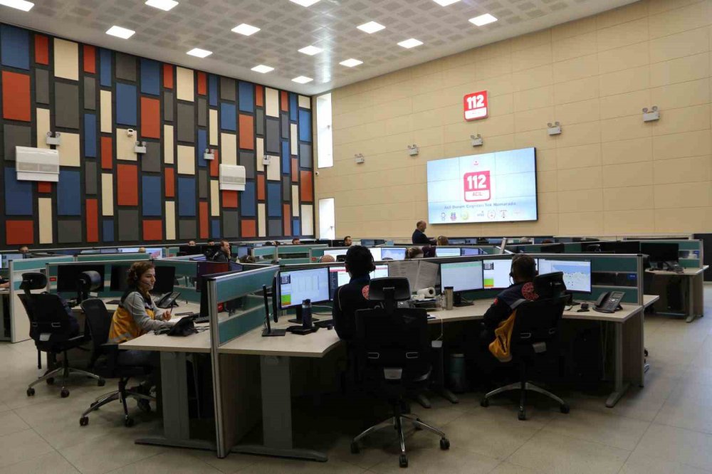 GİRESUN'DA 112 ACİL ÇAĞRI MERKEZİ'NE GELEN YILLIK 500 BİN ÇAĞRININ YARISINA YAKINI ASILSIZ ARAMALARDAN OLUŞTU