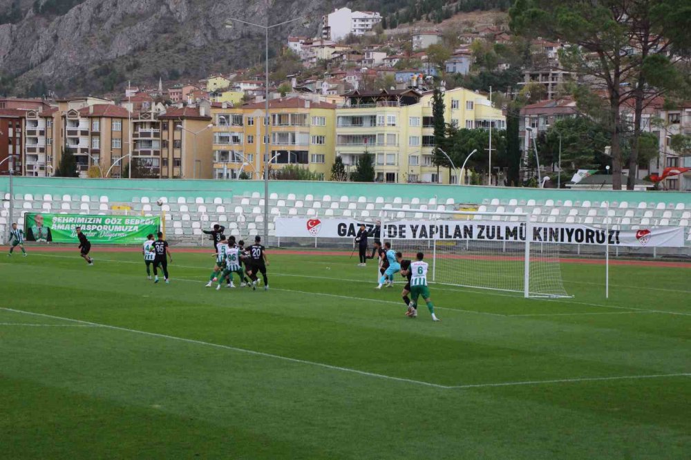 TFF 3. LİG: AMASYASPOR: 1 - TURGUTLUSPOR: 1
