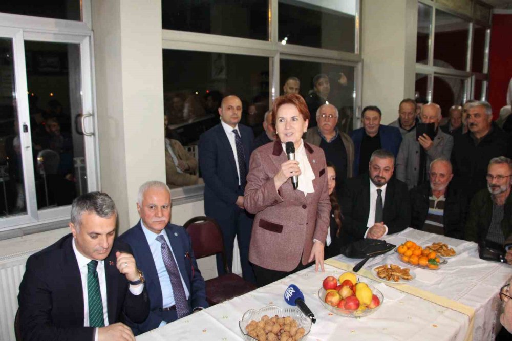 İYİ PARTİ GENEL BAŞKANI MERAL AKŞENER, 6'LI MASANIN DETAYLARINI TRABZON'DA ANLATTI. ARIZA ÇIKARMAMAK İÇİN BEN HERŞEYDEN VAZGEÇTİM