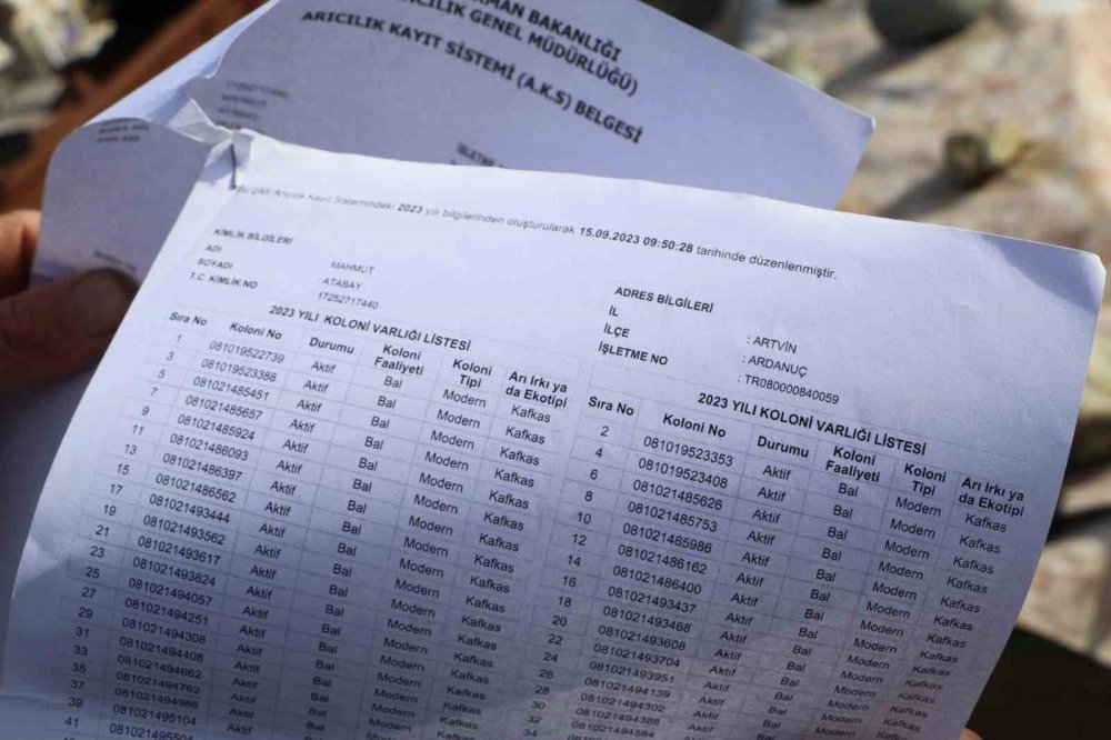 RİZELİ ARICI MAHMUT ATABAY, ARILARIN KAFKAS ARISI DEĞİL DENİLEREK ARDAHAN VE ARTVİN’DEN ÇIKARTILMIŞTI. ARILARININ "KAFKAS ARISI" OLDUĞU GERÇEĞİNİ KANITLADI.ÖLEN ARILARININ ZARARINI KARŞILAMAK İÇİN HUKUK MÜCADELESİ BAŞLATTI