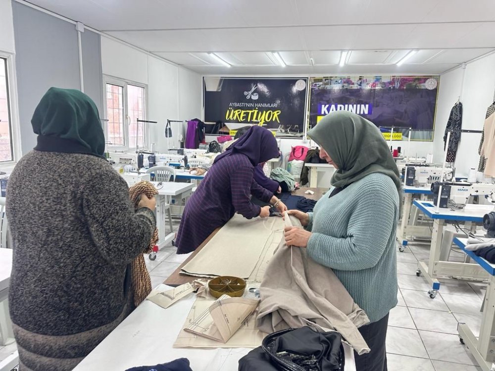 Ordu'daki kursiyer kadınlar gazzeye yardım için seferber oldu