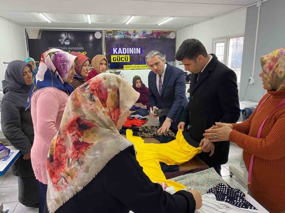 Ordu'daki kursiyer kadınlar gazzeye yardım için seferber oldu