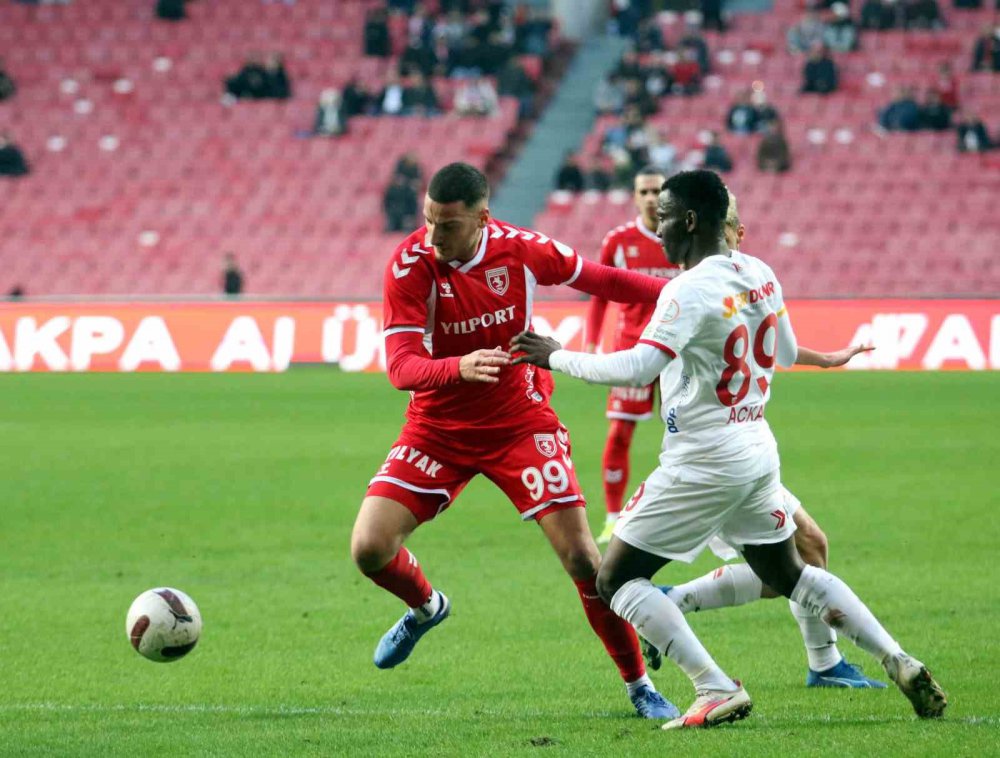 TRENDYOL SÜPER LİG 22. HAFTA MAÇINDA SAMSUNSPOR, EVİNDE KAYSERİSPOR’U 2-0 YENEREK PUANINI 25’E ÇIKARDI
