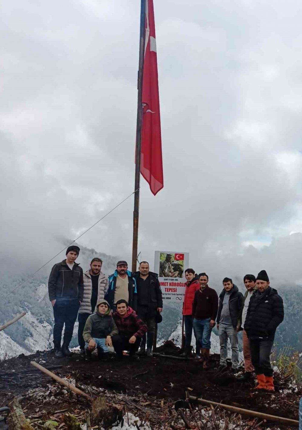 Giresun’un Son Şehidine Alnak Kayası’nda Vefa Örneği