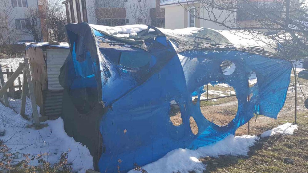 Patlayan Doğal Gaz Borusu Alev Aldı