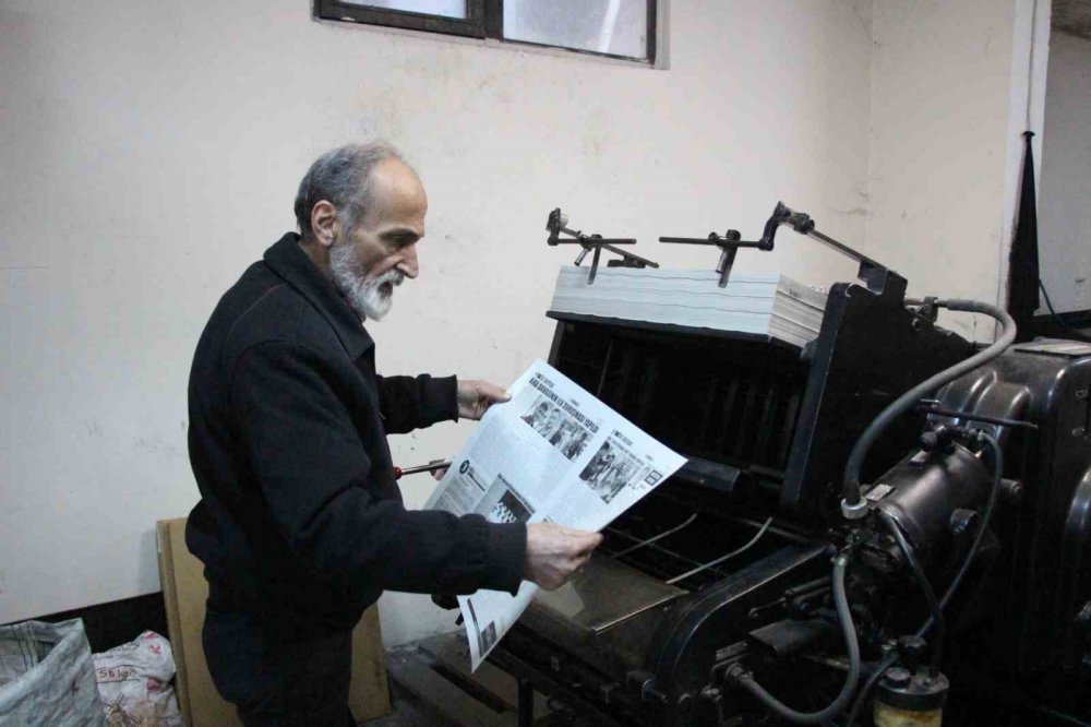 55 Yıldır Matbaacılık Yapıyor, Bir Çırak Bulduğu Gün Mesleği Bırakacak