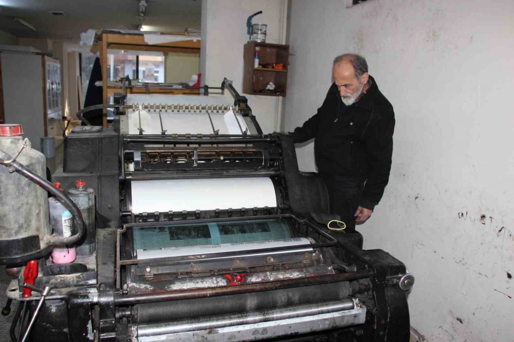 55 Yıldır Matbaacılık Yapıyor, Bir Çırak Bulduğu Gün Mesleği Bırakacak
