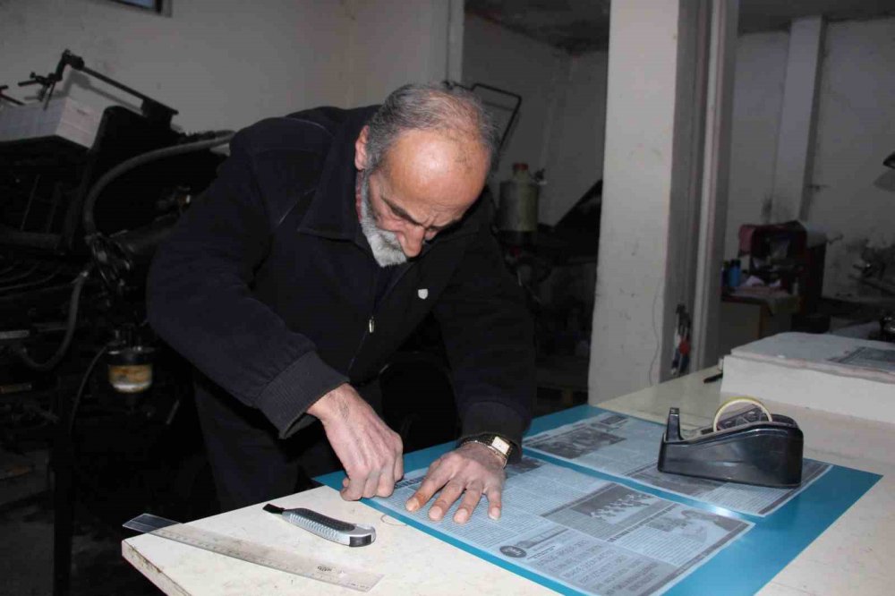 55 Yıldır Matbaacılık Yapıyor, Bir Çırak Bulduğu Gün Mesleği Bırakacak