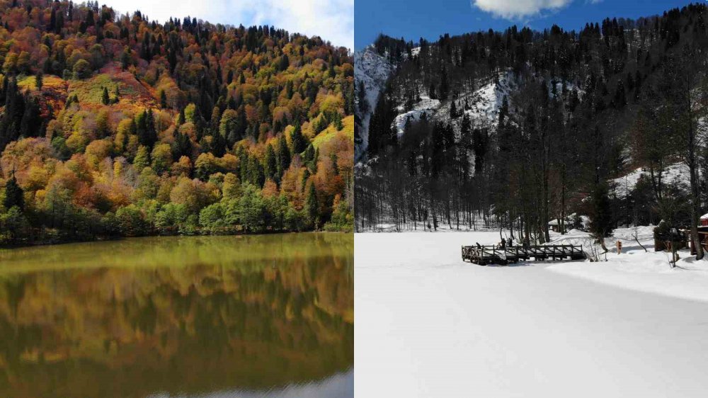 Artvin Karagöl Dört Mevsim Ayrı Güzelliğe Sahip