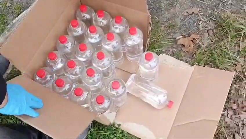 Samsun’da Bir Kamyonda 200 Litre Etil Alkol Ele Geçirildi, 2 Kişi gözeltına alındı