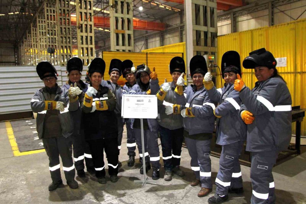 Oka Desteğiyle Kadınlar Kaynakçılık Mesleğine De El Attı