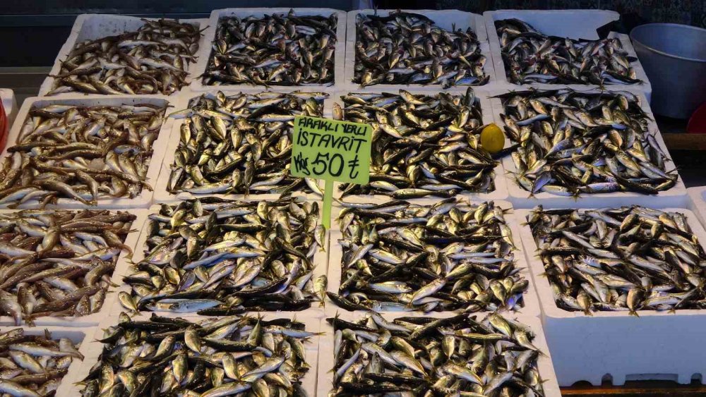 Ramazanda Tezgâhlar Farklı Balık Çeşitleriyle Şenlendi