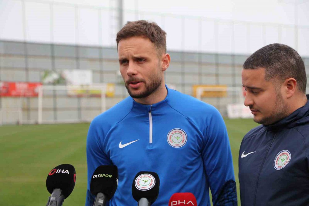 Rizespor'lu Casper Hojer: "içerideki İyi Gidişatımızı Gaziantep Fk Maçında Devam Ettirmek İstiyoruz"