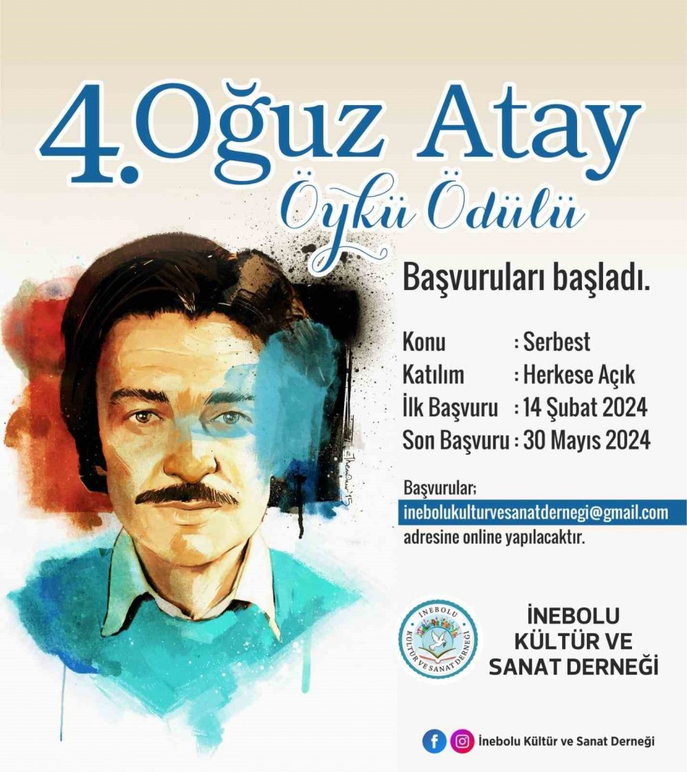 4. Oğuz Atay Öykü Ödülü Yarışması Düzenlenecek