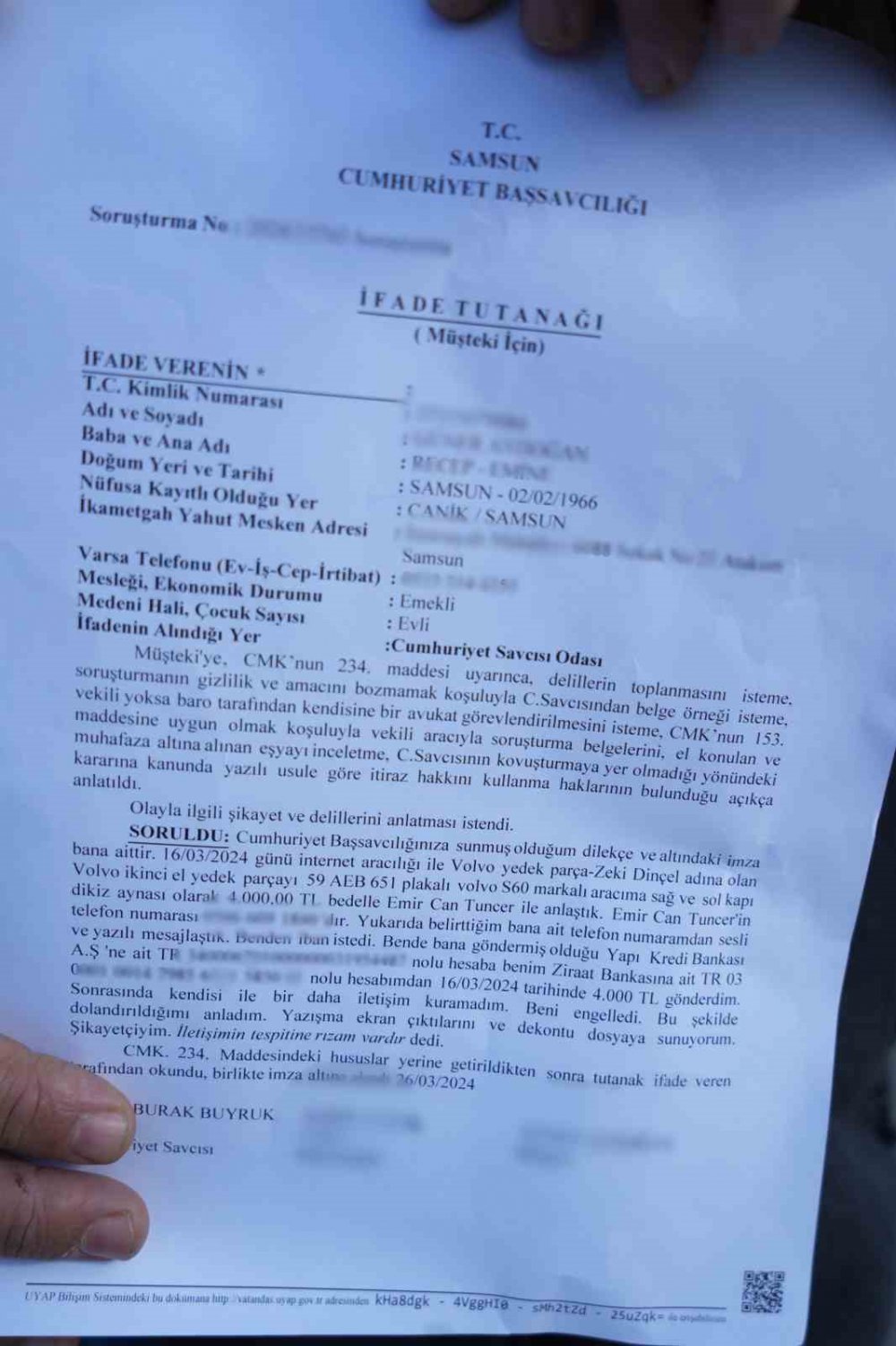 Sipariş Verdiği 4 Bin Tl’lik Aynayı Göndermeyen Kişiden Şikayetçi Oldu