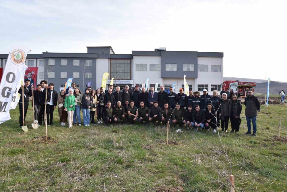 Samsun'da Bin 500 Fidan Toprakla Buluşturuldu