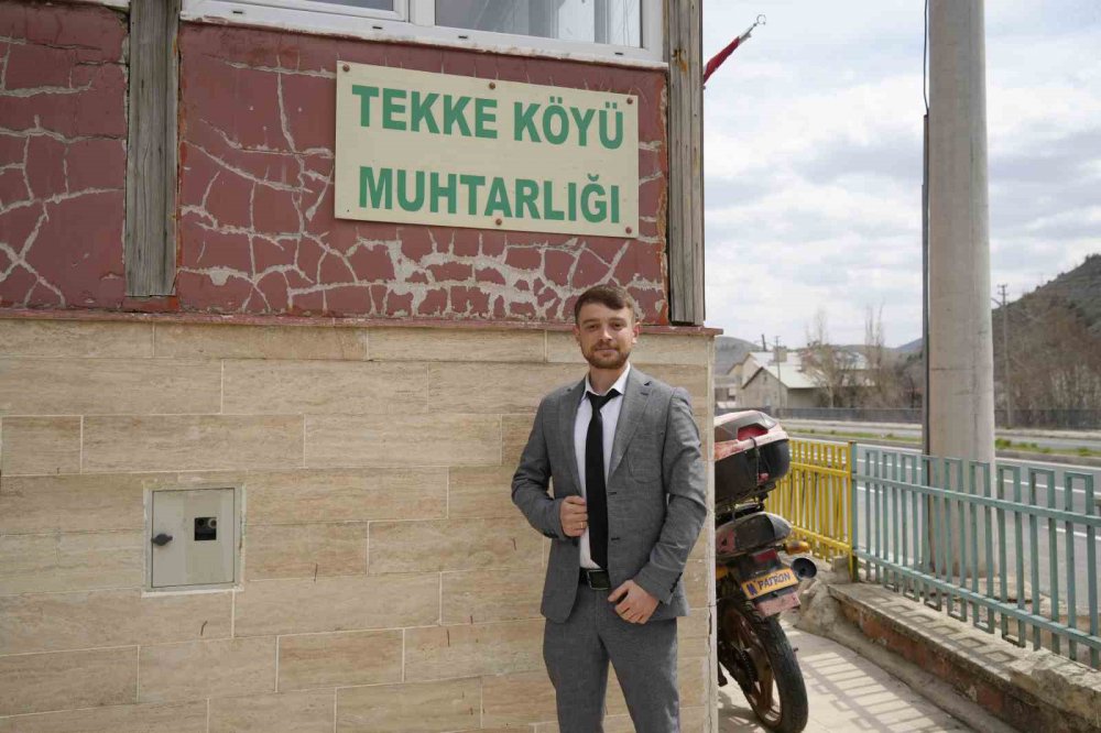 Gençler Artık Muhtarlığı Bir İş Gibi Görmeye Başladı , 24 Yaşında Muhtar Oldu