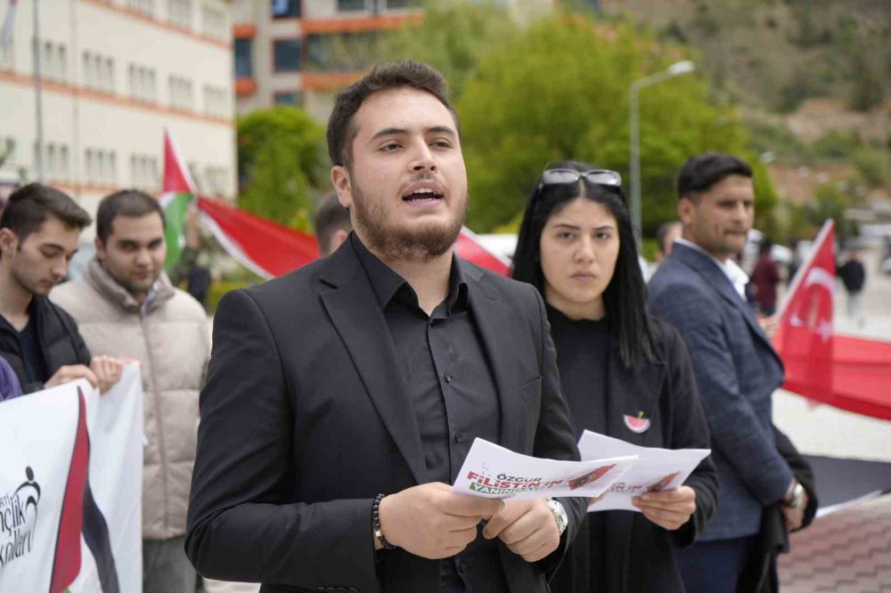 Gümüşhane’den Filistin’e Destek Yürüyüşü