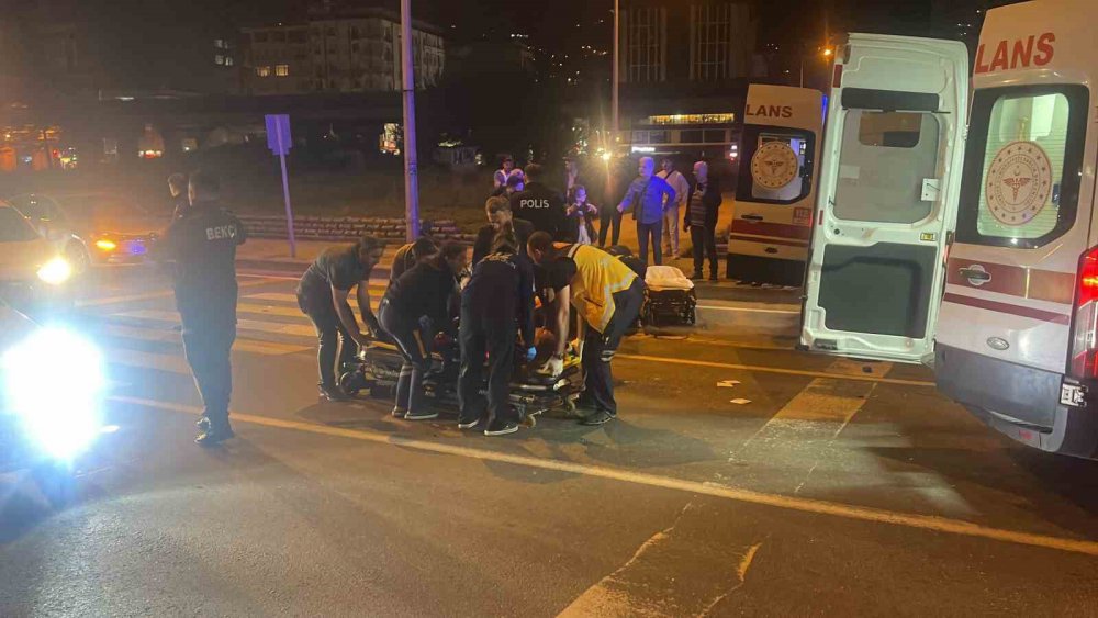 Rize'de 2 yabancı uyruklu kadına araç çarptı