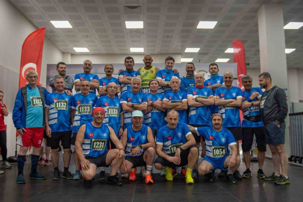 Giresundaki maratonda Erzurumlu sporcular 8 kupa aldı