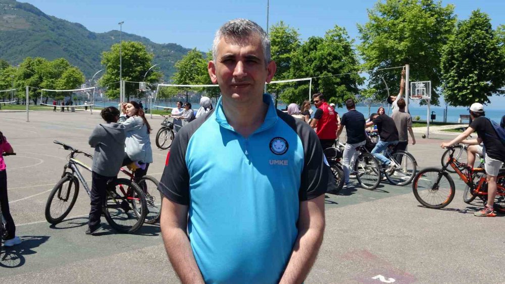 Ordu'da sağlık için pedal çevirdiler