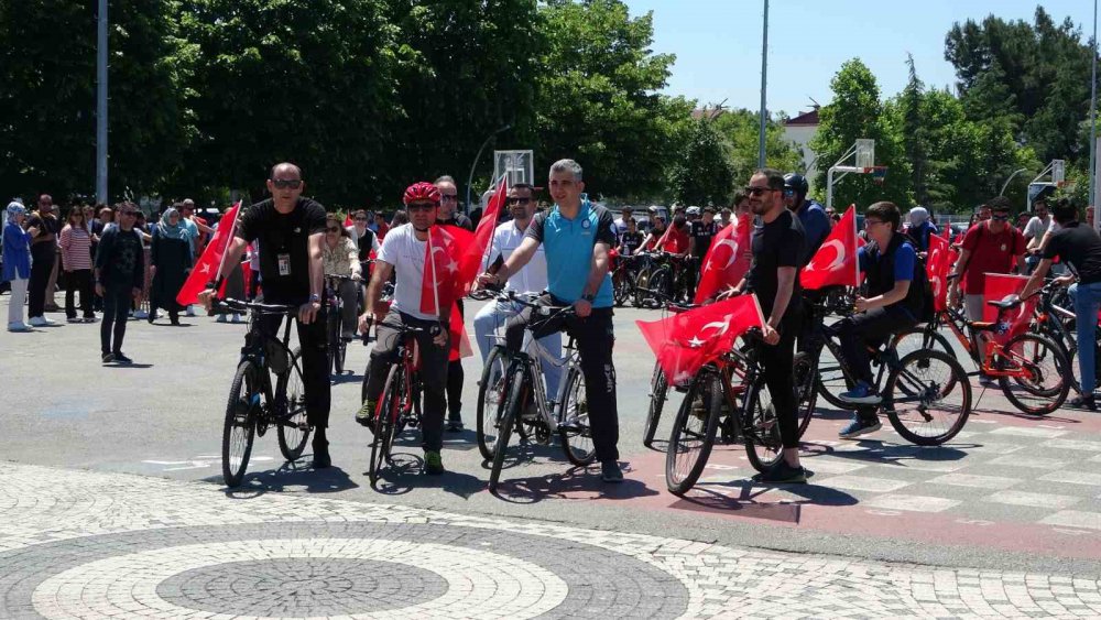 Ordu'da sağlık için pedal çevirdiler