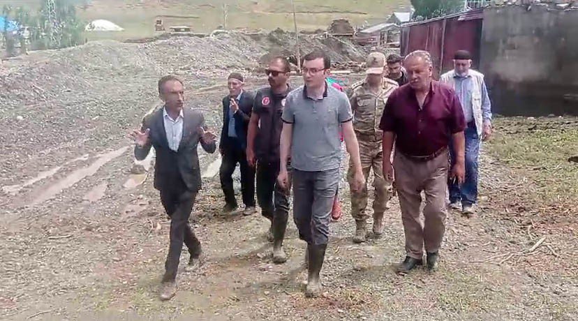 Erzurum Tekman’da Selin Verdiği Hasar Gün Yüzü İle Ortaya Çıktı