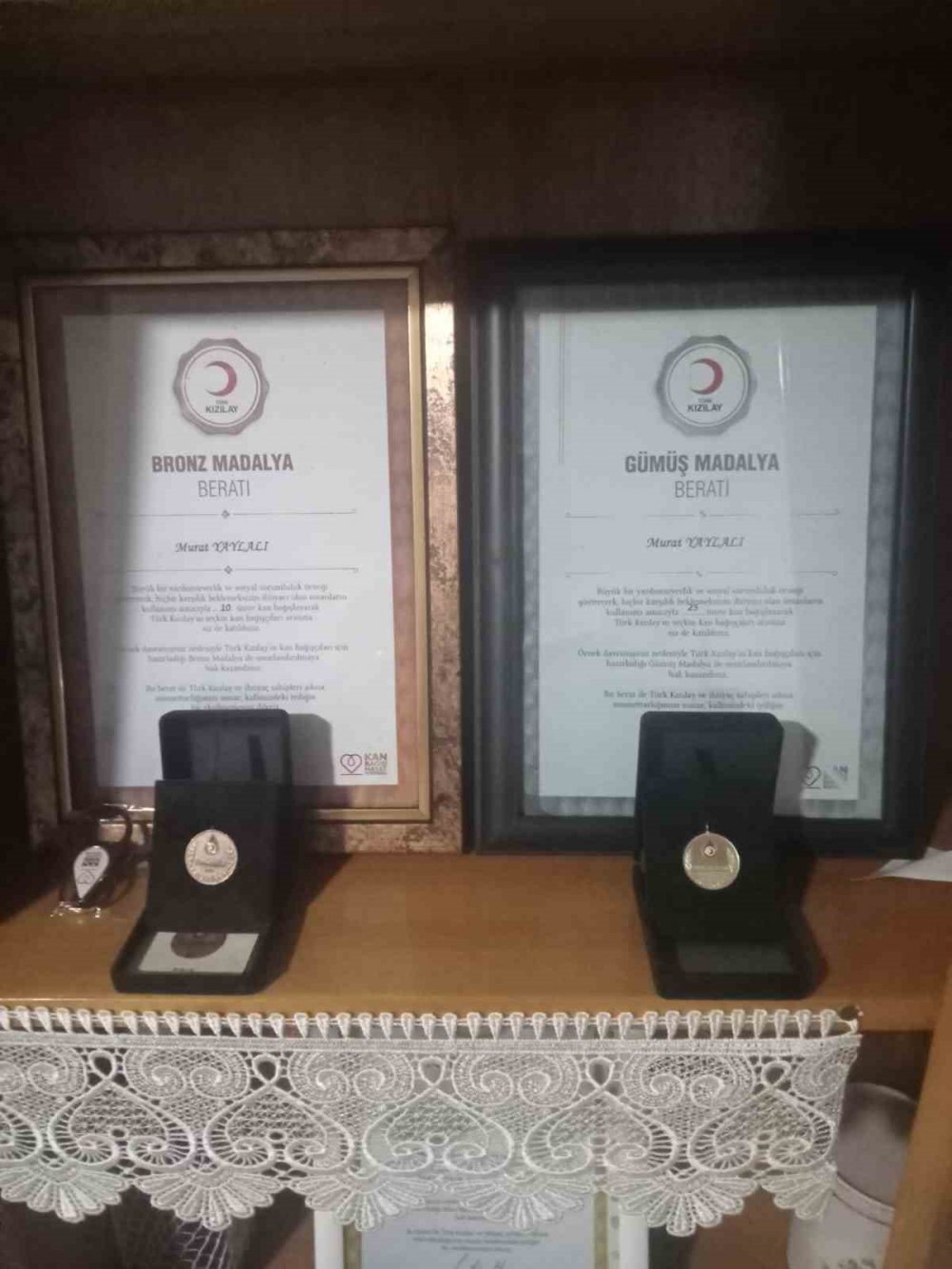 Türkeli’de 35 Kez Bağışta Bulunan Vatandaşa Madalya