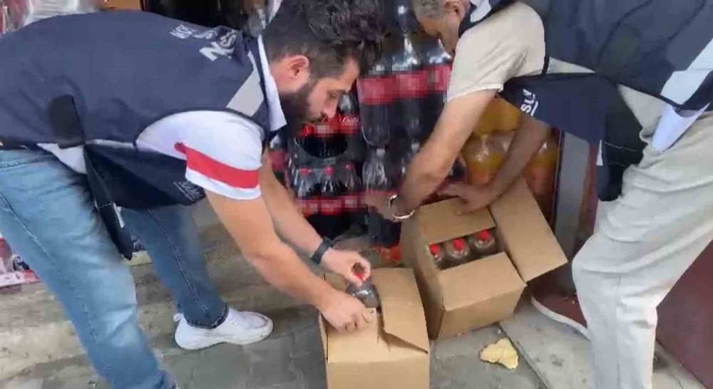 Samsun’da Sahte İçki Yapımında Kullanılan 2 Ton 652 Litre Etil Alkol Ele Geçirildi