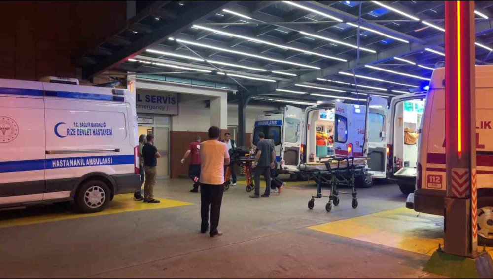 Rize'deki feci kazada 2 kişi öldü , 6 kişi yaralandı