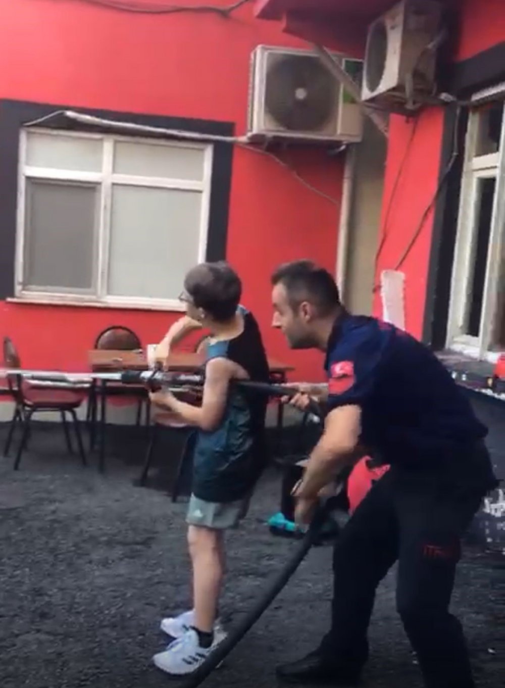 Akçabbat'ta İtfaiyeden ’özel’ Murat İçin ’özel’ Tatbikat