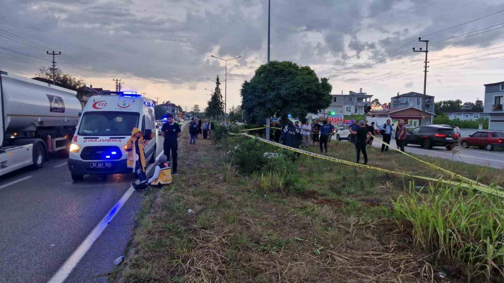 Samsun’da Otomobil Bisikletliye Çarptı: 1 Ölü