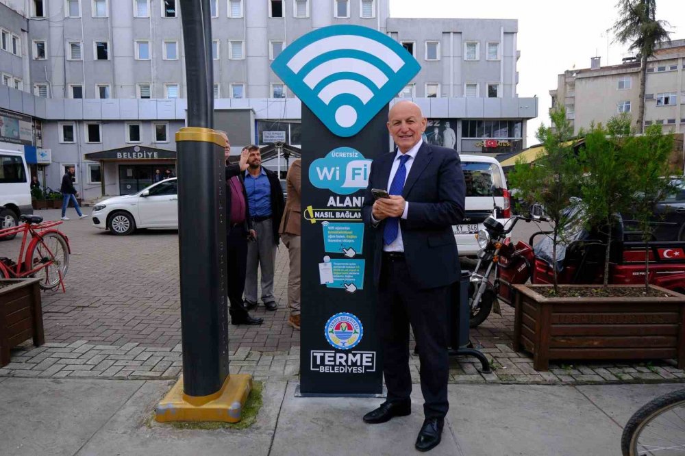 Samsun Terme’de Ücretsiz Wi-fi Hizmeti Başladı