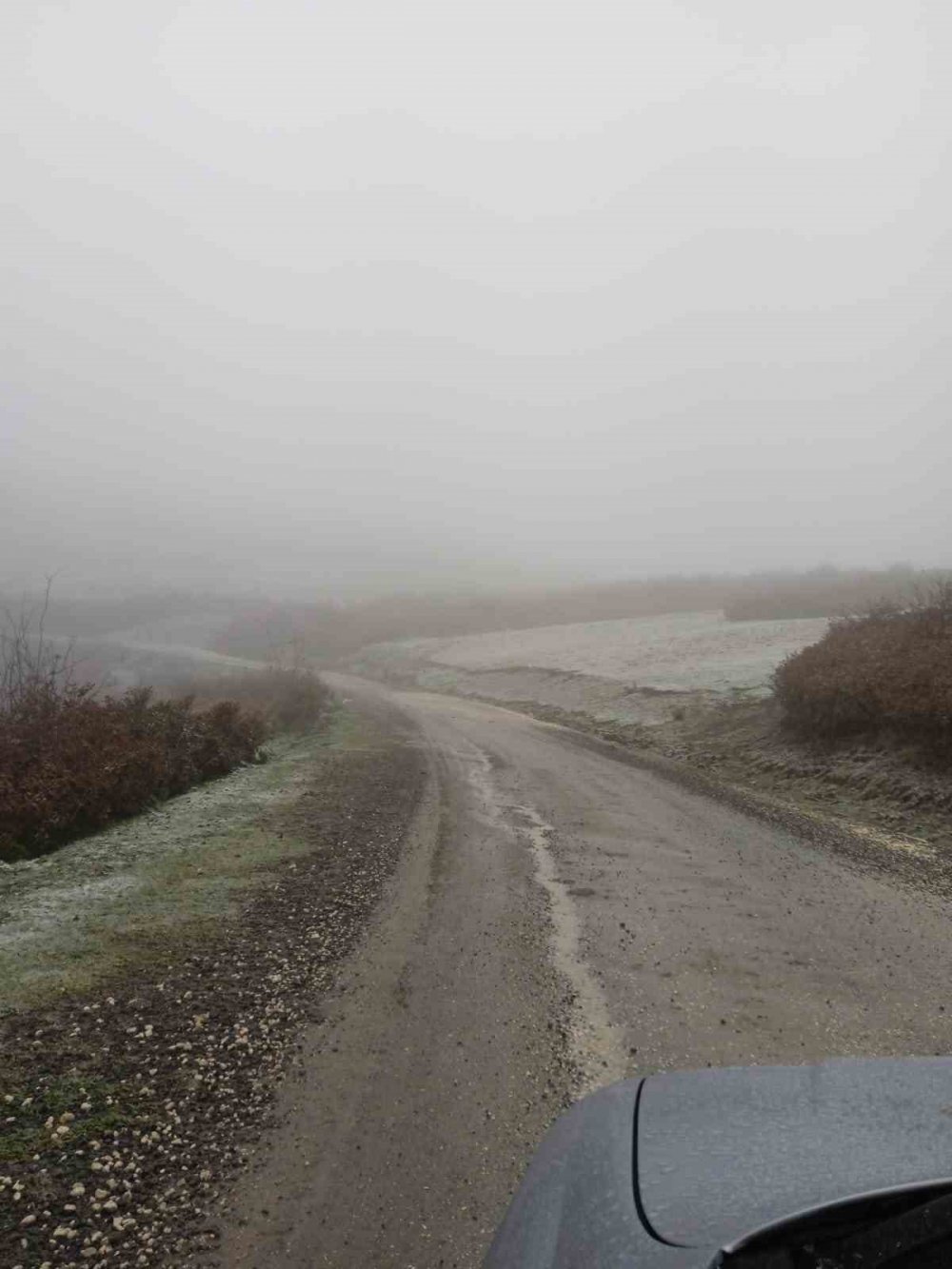 Ordu’nun Yüksek Kesimlerinde Kar Yağışı